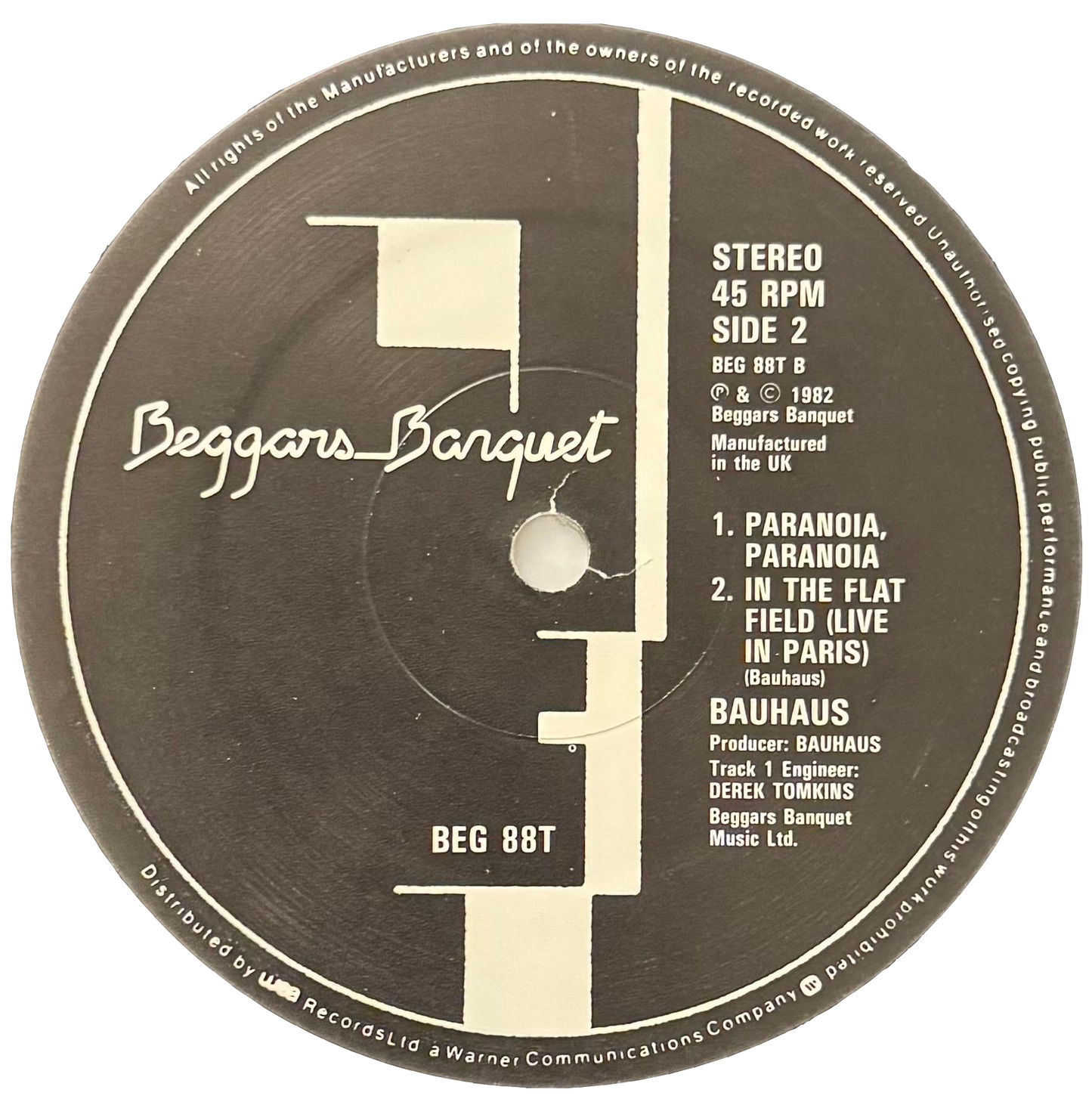 Bauhaus – Lagartija Nick (UK 12" EP, 1982)