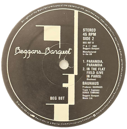 Bauhaus – Lagartija Nick (UK 12" EP, 1982)