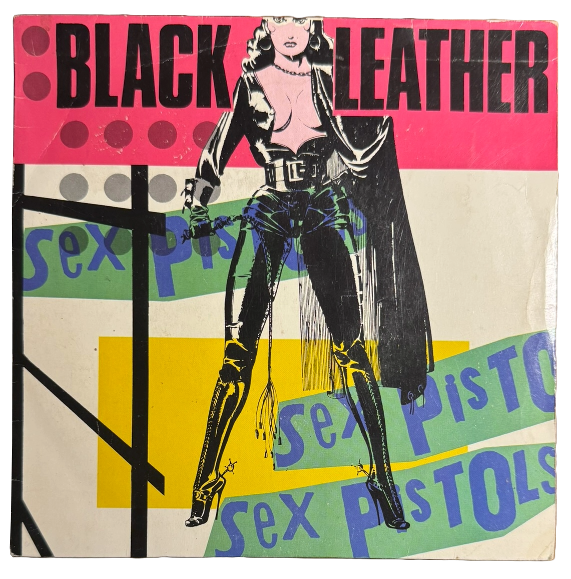 Sex Pistols – Black Leather / Here We Go Again [UK 7” Vinyl, 1980]